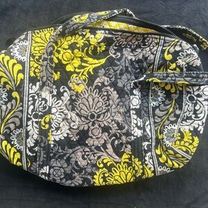 Vera Bradley Black and Yellow Floral Tote